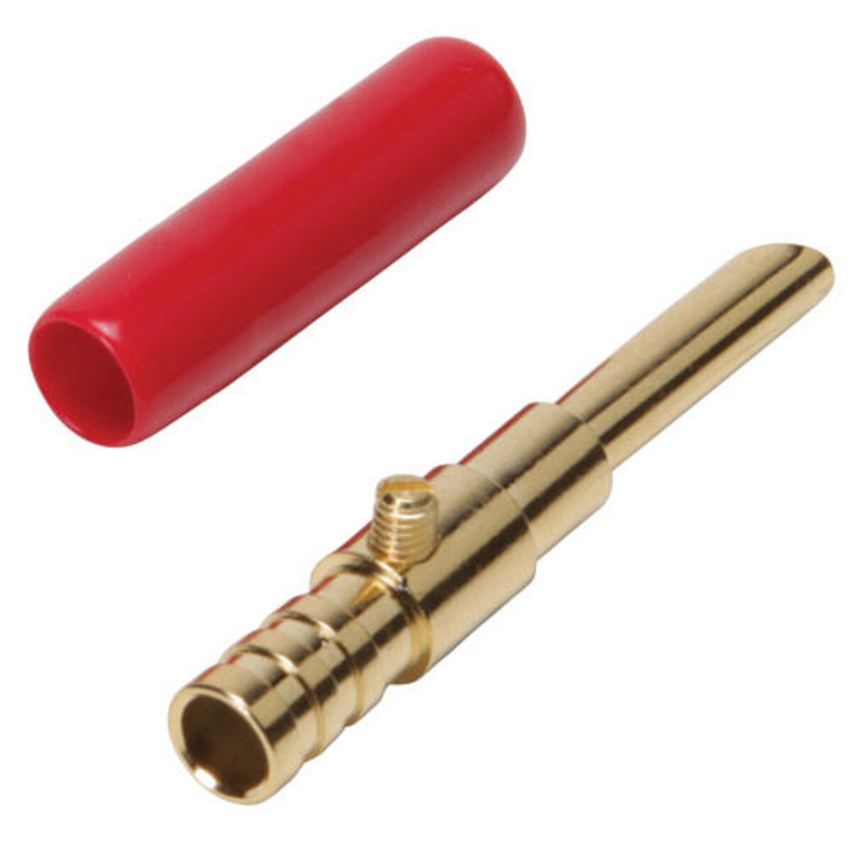 Parts Express Gold Plated Screw Type Banana Plugs 148 AWG 16 Pcs.